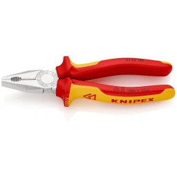 Combination Pliers 180 mm, VDE, Knipex 03 06 180