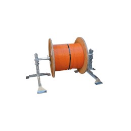 Cable drum rack