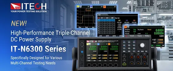 IT-N6300 Series Triple-Channel Programmable DC Power Supply